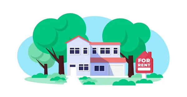 Farmhouse and homestay booking platform illustration